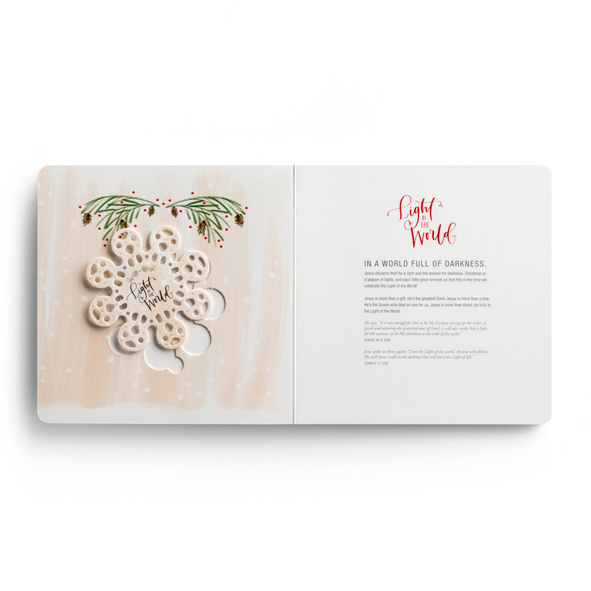 Names of Jesus - Ornament Book with Advent Devotionals - The Christian Gift Company