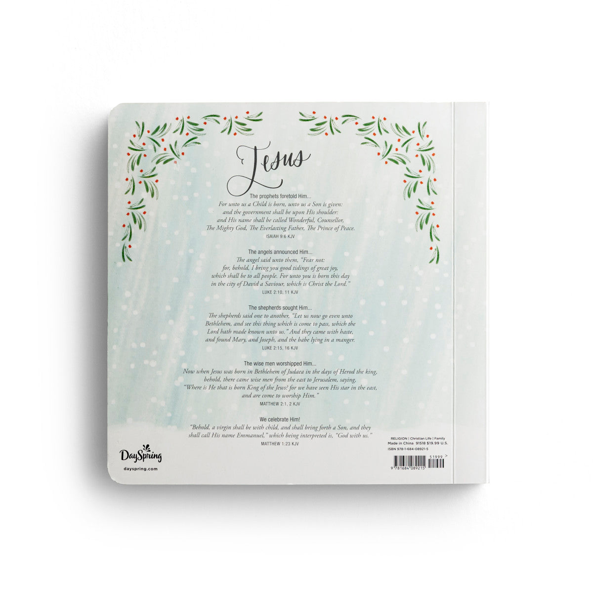 Names of Jesus - Ornament Book with Advent Devotionals - The Christian Gift Company