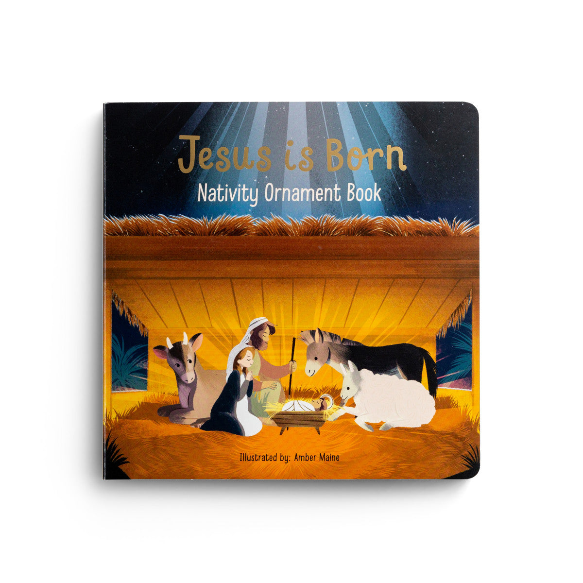 Jesus is Born - Nativity Ornament Book - The Christian Gift Company
