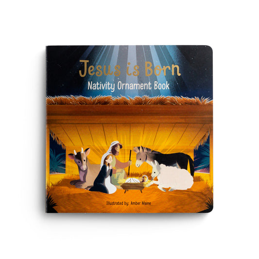 Jesus is Born - Nativity Ornament Book - The Christian Gift Company