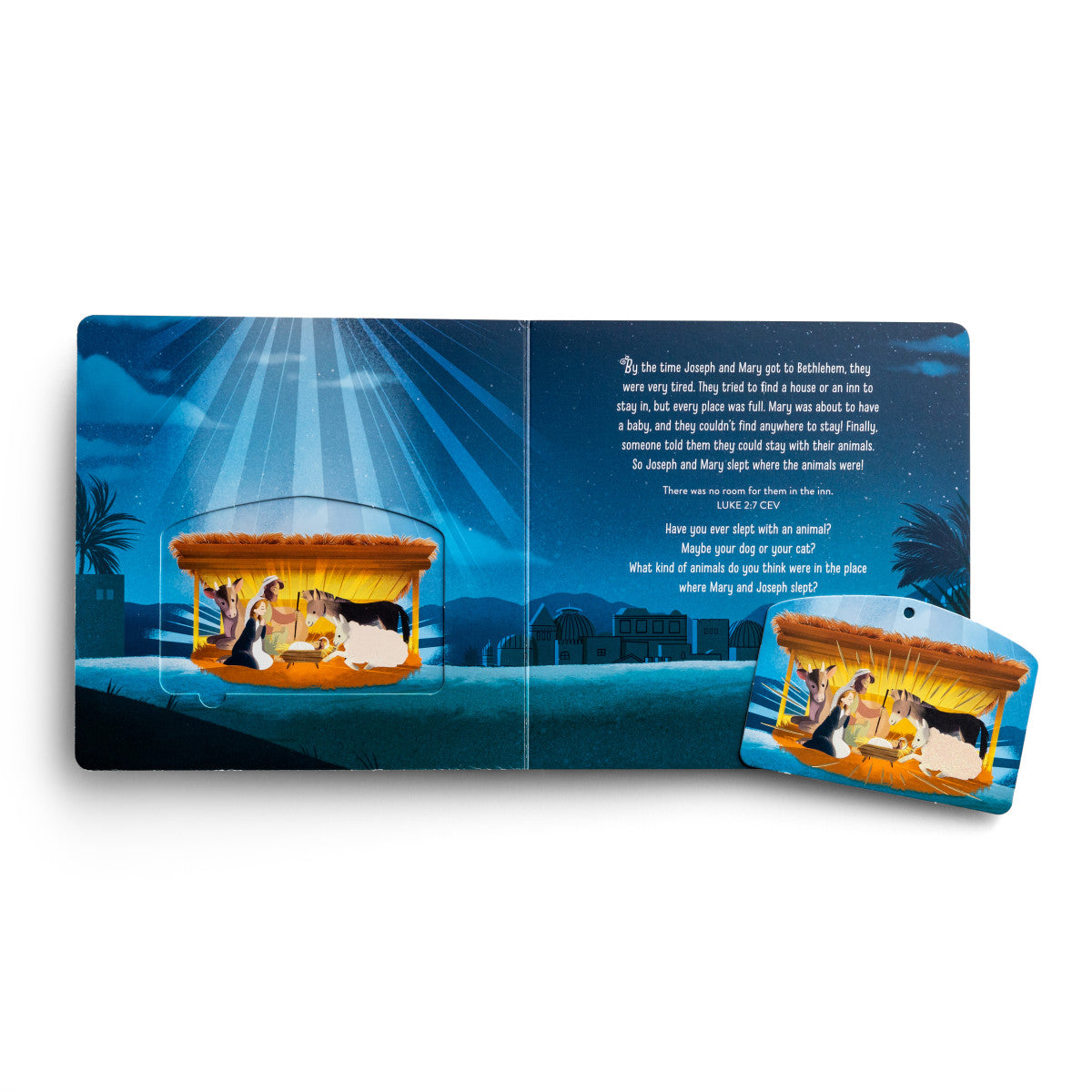 Jesus is Born - Nativity Ornament Book - The Christian Gift Company