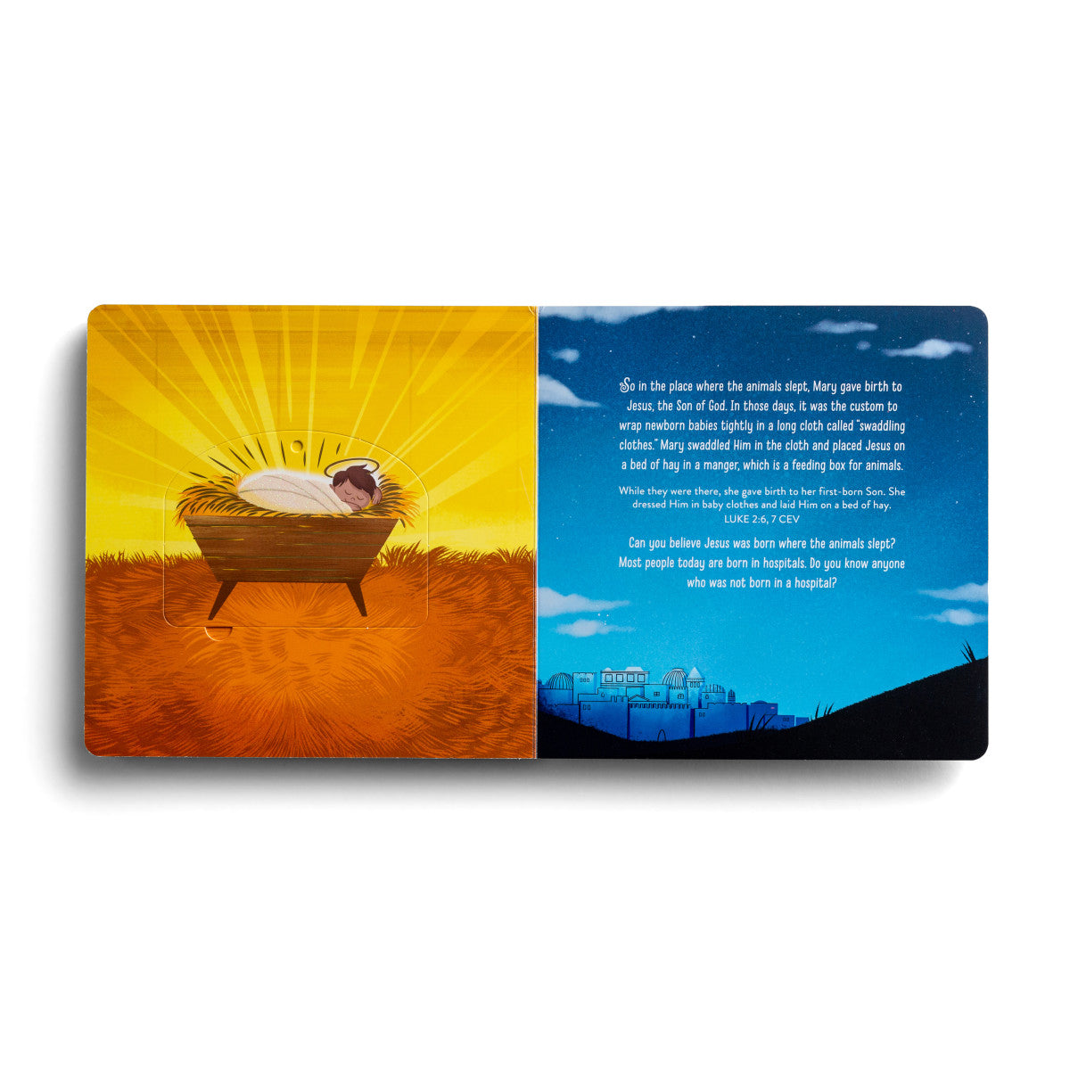 Jesus is Born - Nativity Ornament Book - The Christian Gift Company