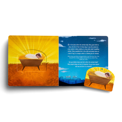 Jesus is Born - Nativity Ornament Book - The Christian Gift Company