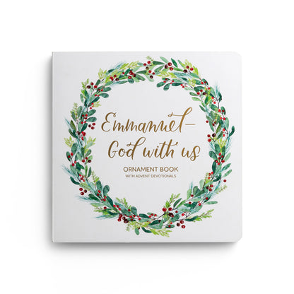 Emmanuel, God With Us - Ornament Book with Advent Devotionals - The Christian Gift Company