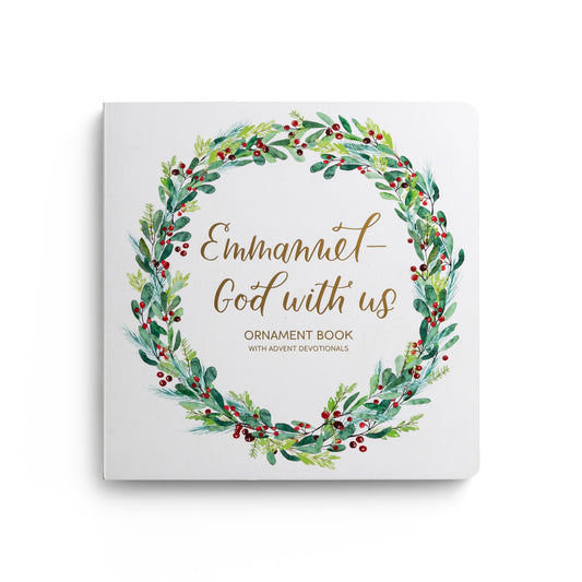 Emmanuel, God With Us - Ornament Book with Advent Devotionals - The Christian Gift Company