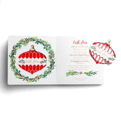 Emmanuel, God With Us - Ornament Book with Advent Devotionals - The Christian Gift Company