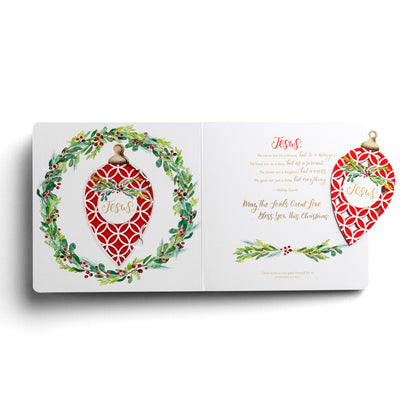 Emmanuel, God With Us - Ornament Book with Advent Devotionals - The Christian Gift Company