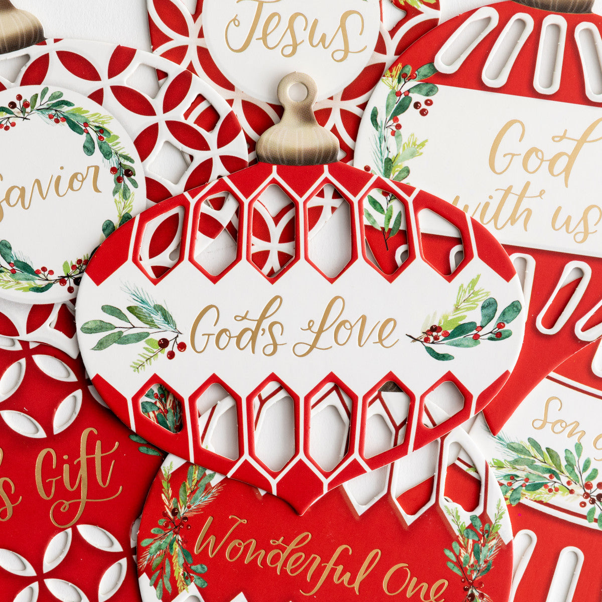 Emmanuel, God With Us - Ornament Book with Advent Devotionals - The Christian Gift Company