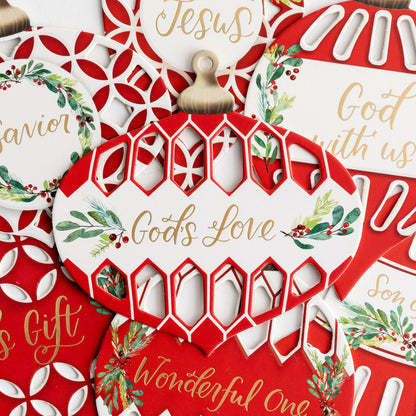 Emmanuel, God With Us - Ornament Book with Advent Devotionals - The Christian Gift Company