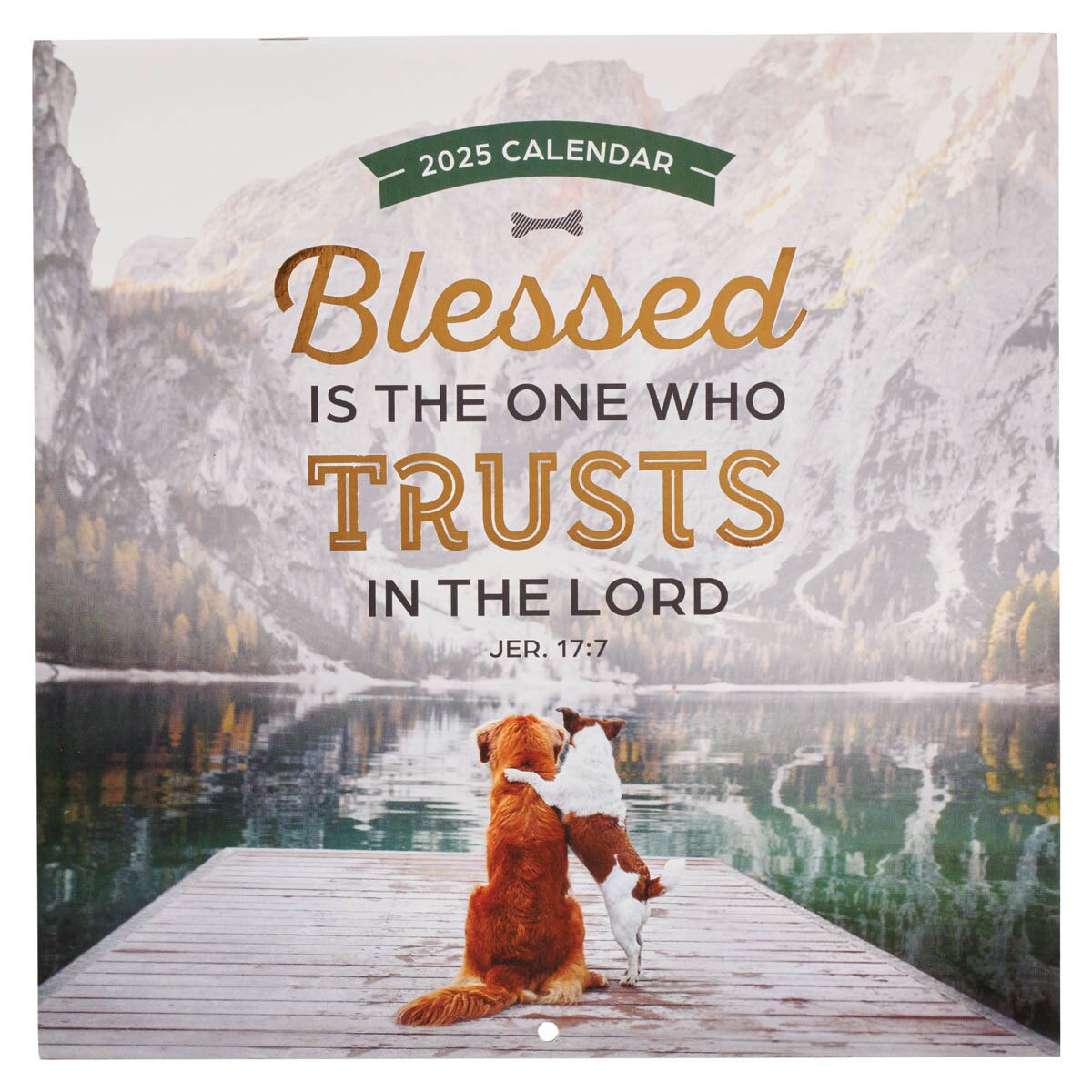 Blessed is The One 2025 Large Wall Calendar - Jeremiah 17:7