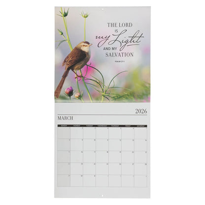 2026 He Restores My Soul Large Wall Calendar - Psalm 23:3 - The Christian Gift Company