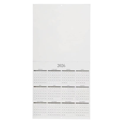 2026 He Restores My Soul Large Wall Calendar - Psalm 23:3 - The Christian Gift Company