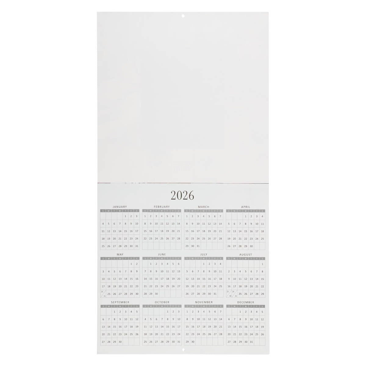 2026 I Know the Plans Large Wall Calendar - Jeremiah 29:11 - The Christian Gift Company