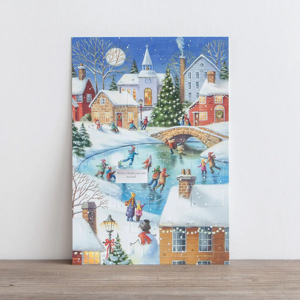 Ice Skating Fun - Advent Calendar - The Christian Gift Company