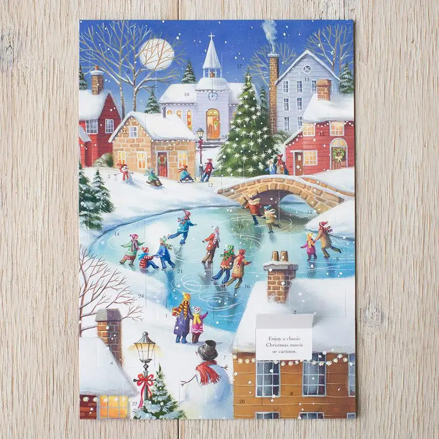 Ice Skating Fun - Advent Calendar - The Christian Gift Company