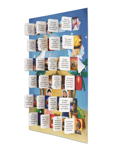 Cute Nativity Christmas Story Advent Calendar - The Christian Gift Company