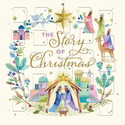 Christmas Story Square Advent Calendar - The Story Of Christmas