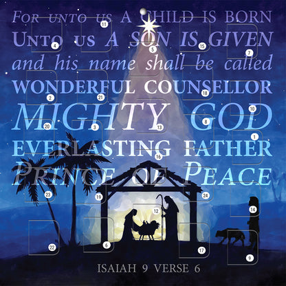 Christmas Story Square Advent Calendar - Silhouette