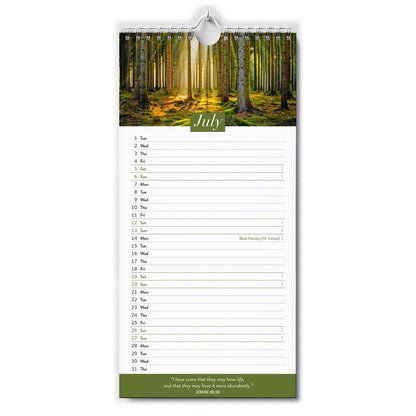 2025 Slim Wall Calendar: Words of Jesus