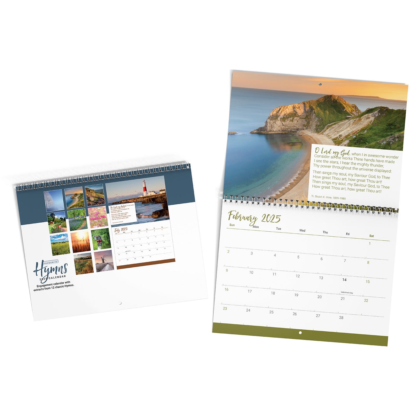 2025 Wall Calendar: Favourite Hymns