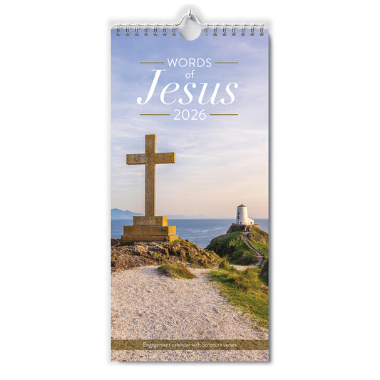 Words of Jesus Wall Calendar 2026 - The Christian Gift Company