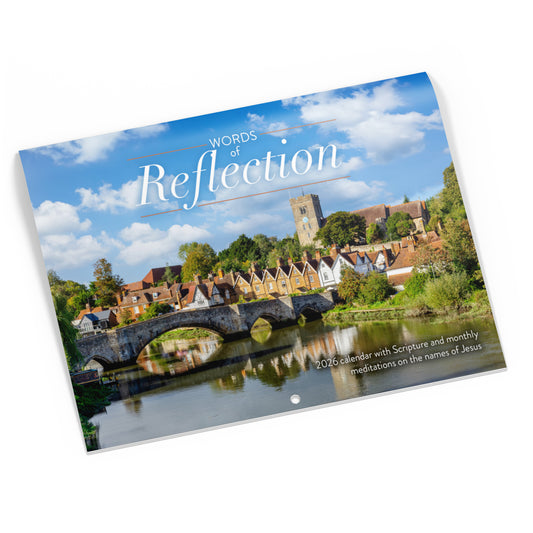 Words of Reflection Mini Wall Calendar 2026 - The Christian Gift Company