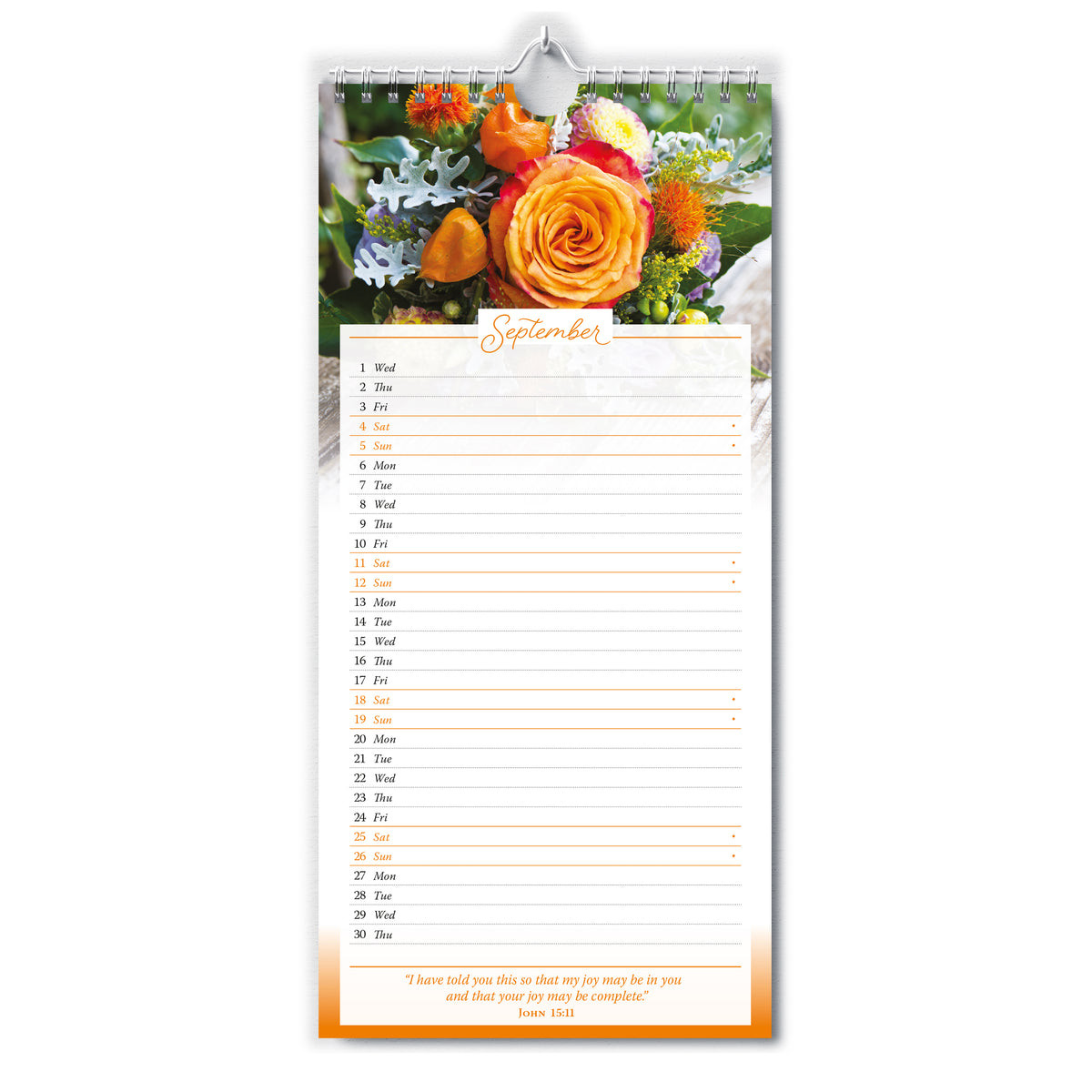Words of Jesus Wall Calendar 2027