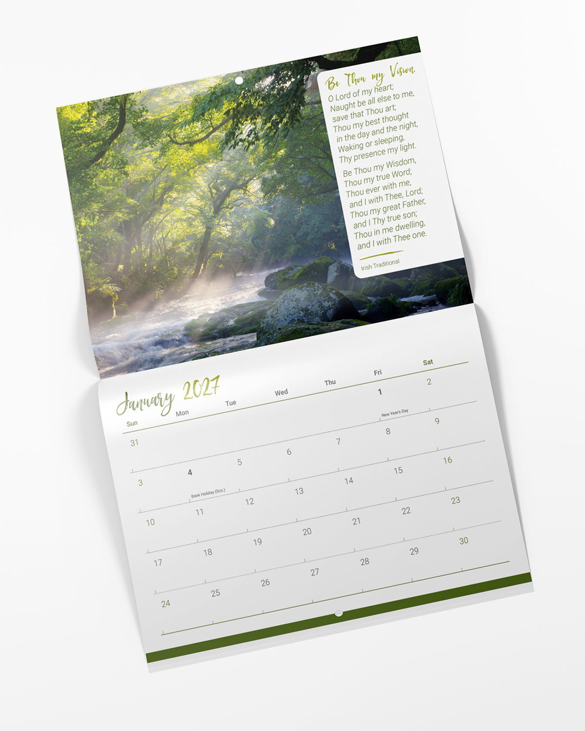 Favourite Hymns Mini Wall Calendar 2027