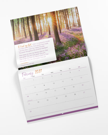 Favourite Hymns Mini Wall Calendar 2027