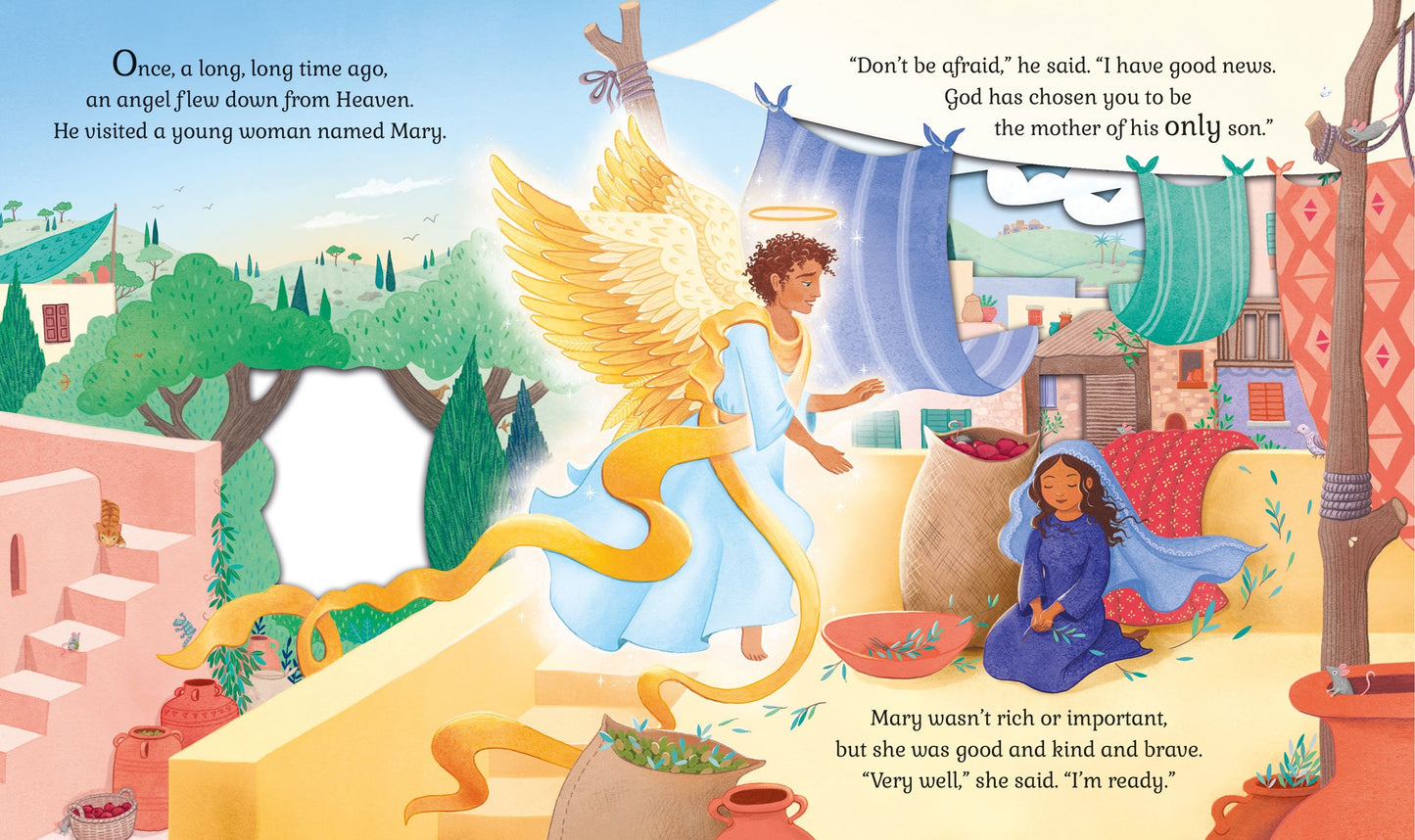 Peep Inside The Nativity (Board Book) - The Christian Gift Company