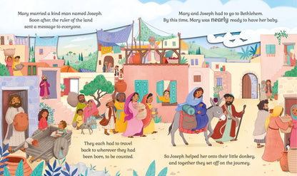 Peep Inside The Nativity (Board Book) - The Christian Gift Company