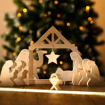 Children's 10-Piece Nativity Set