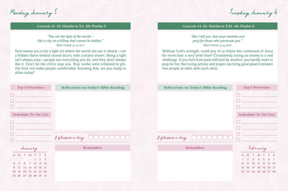 Read Through the Bible in a Year Planner: 2026 Edition