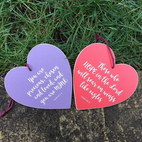 Those Who Hope Hanging Heart Decoration - The Christian Gift Company