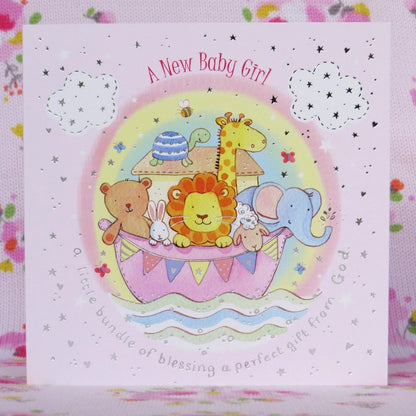 New Baby Girl Card - The Christian Gift Company