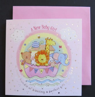 New Baby Girl Card - The Christian Gift Company