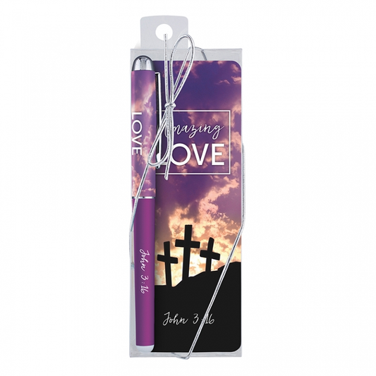 Amazing Love Pen And Bookmark Set - The Christian Gift Company