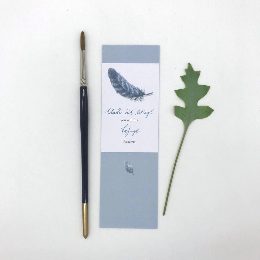 Under His Wings Bookmark - The Christian Gift Company