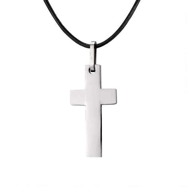 Stainless Steel Cross Pendant - The Christian Gift Company