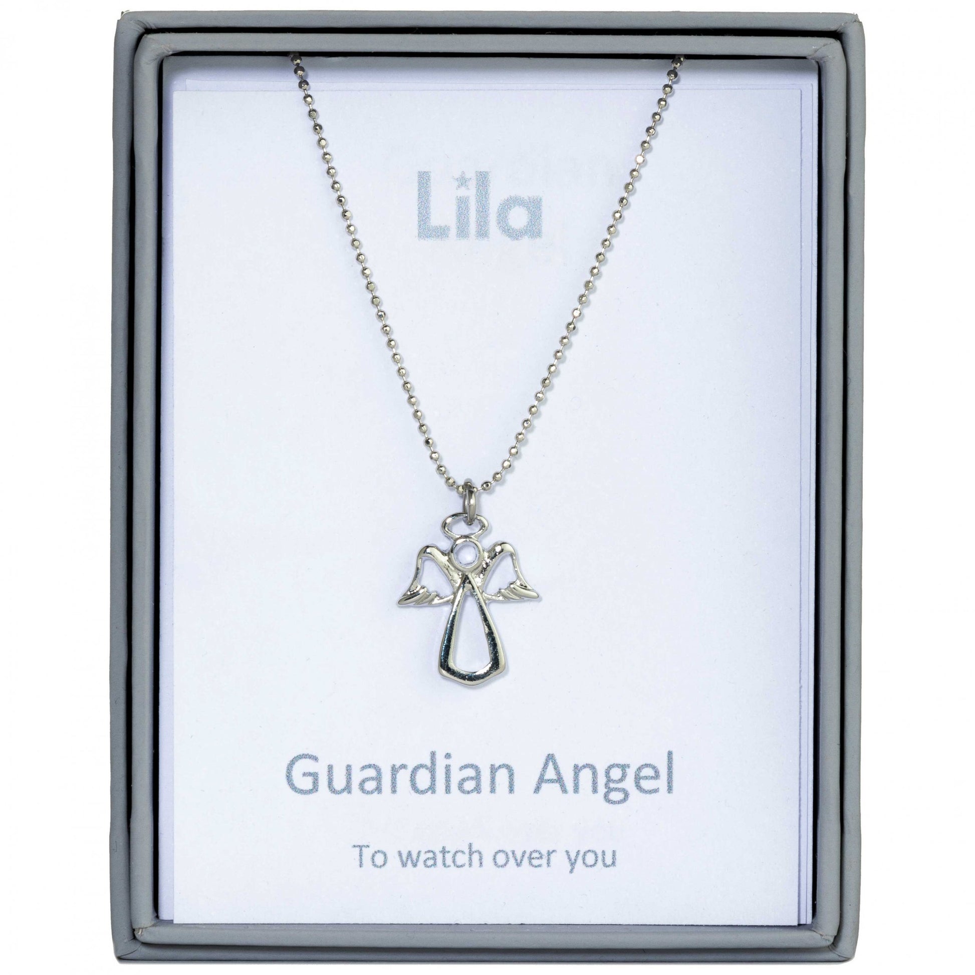 Guardian Angel Sentiment Pendant Necklace - The Christian Gift Company