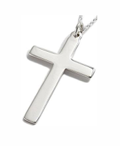 Sterling Silver Solid Cross