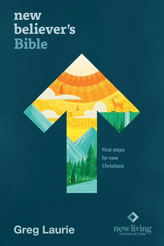 New Believer's Bible NLT (Hardcover): First Steps for New Christians - The Christian Gift Company