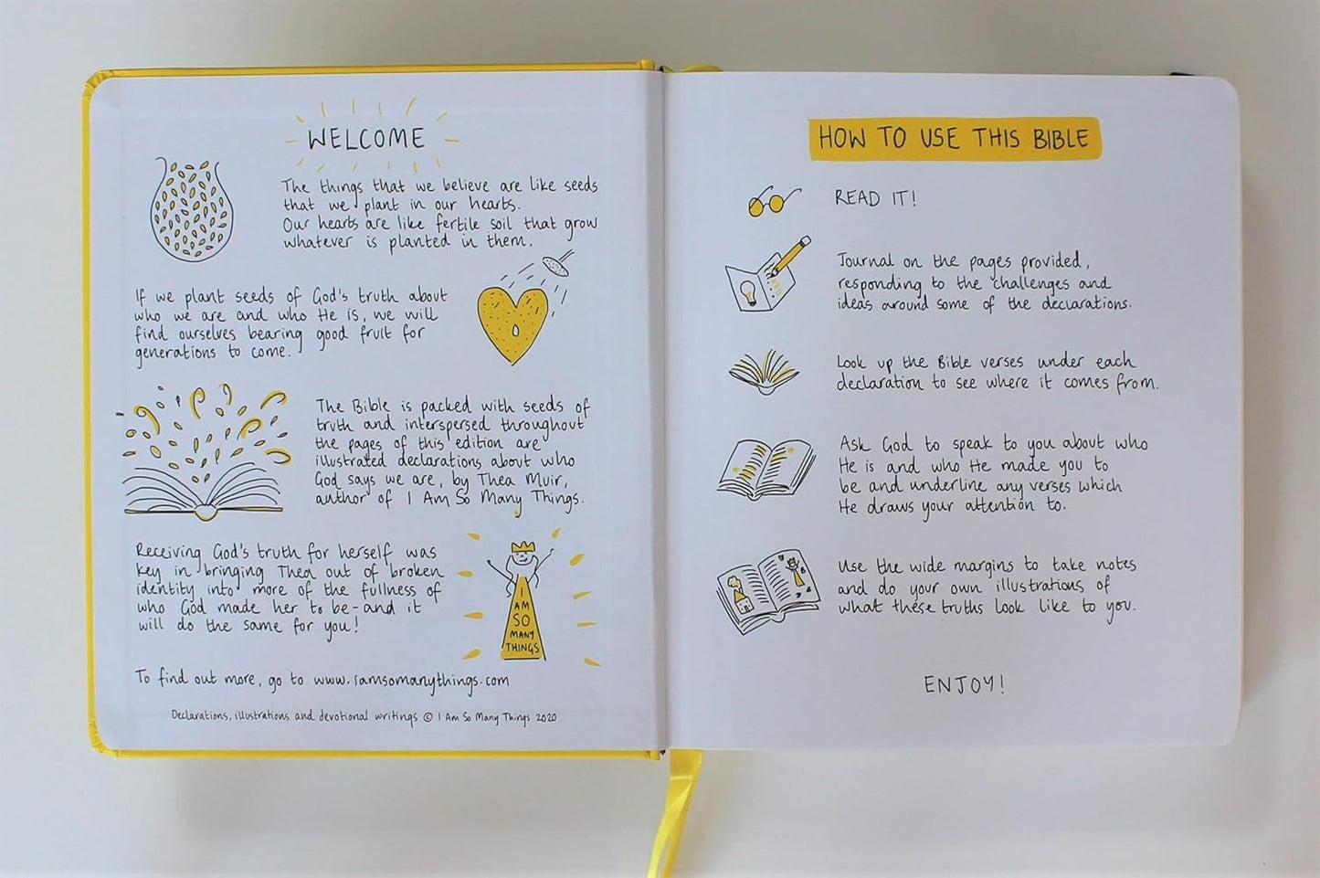 NIV Journalling Bible - I Am So Many Things - The Christian Gift Company