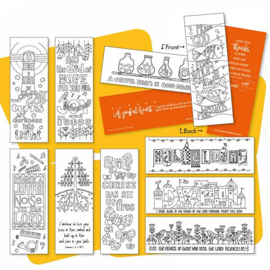 Images of Joy Colouring Bookmarks - The Christian Gift Company