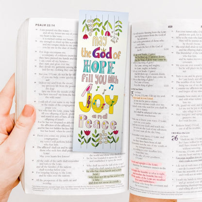 Images of Joy Colouring Bookmarks