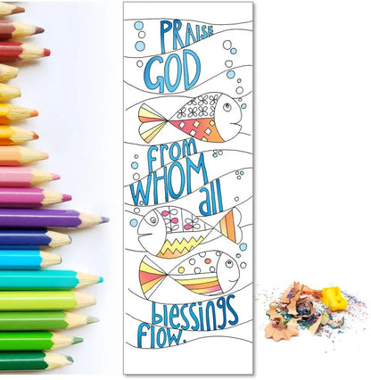 Images of Joy Colouring Bookmarks