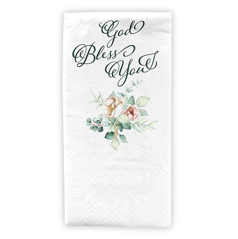 Tissues - God bless You Floral - The Christian Gift Company