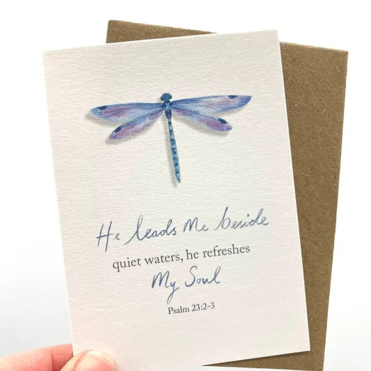Quiet waters mini Card - The Christian Gift Company