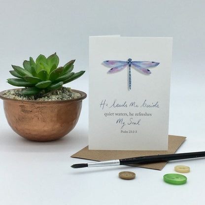 Quiet waters mini Card - The Christian Gift Company