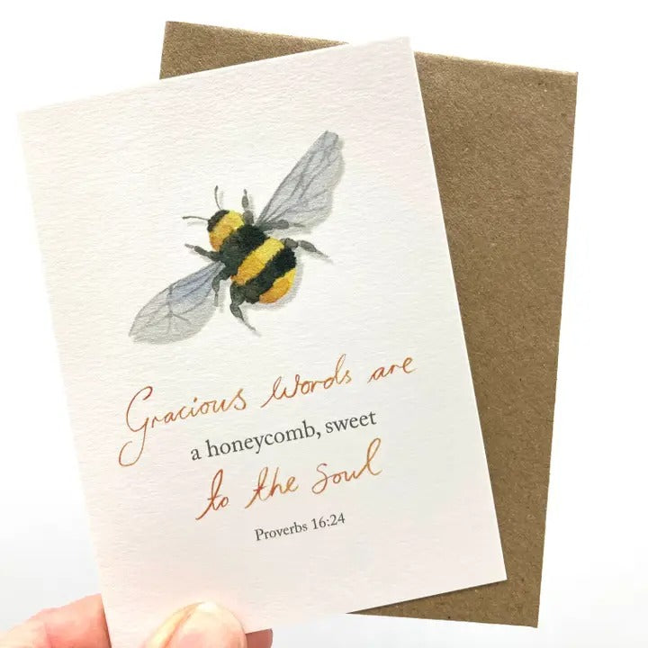 Honeycomb mini Card - The Christian Gift Company